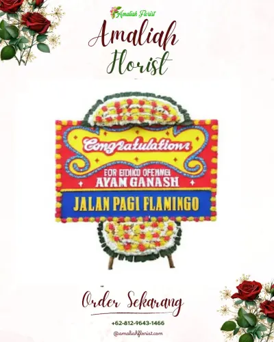 Bunga Papan Congratulation di Balai Makarti Muktitama